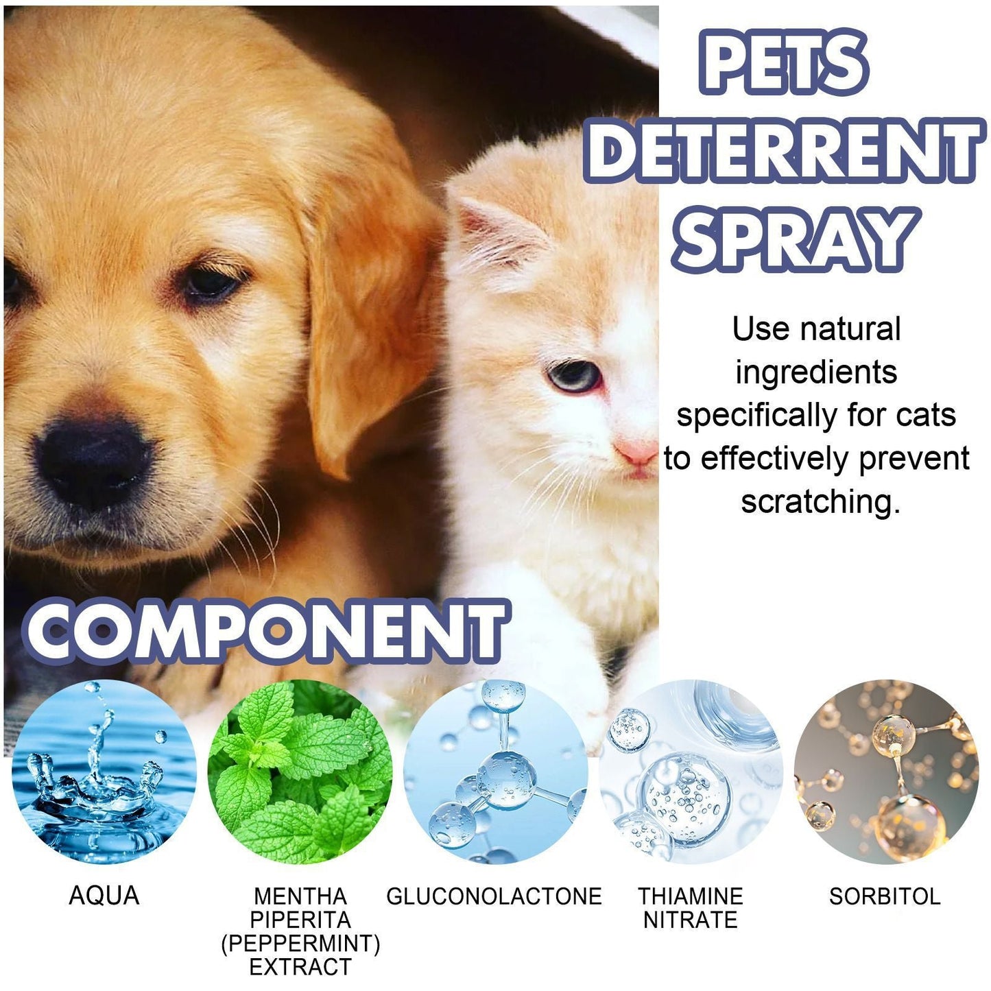 50ml Pet Cleaning Spray for Odor and Stain Removal Pack