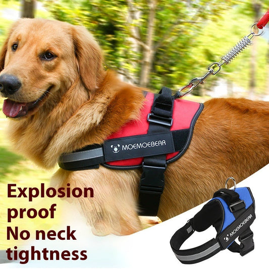 Adjustable Dog Harness and Leash Set Colorful Soft Pet Walking Strap