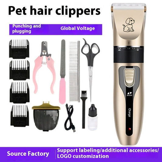Dog Grooming Scissors Set Stainless Steel Pet Nail Clipper and Comb Kit