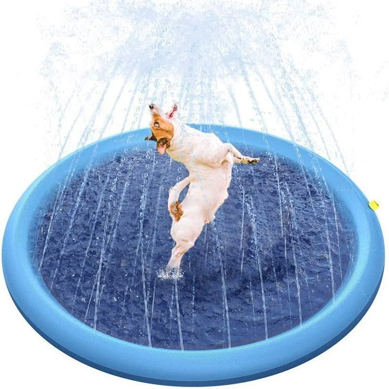 Dog Water Spray Pad Outdoor Splash Toy for Pets Summer Cooling Mat