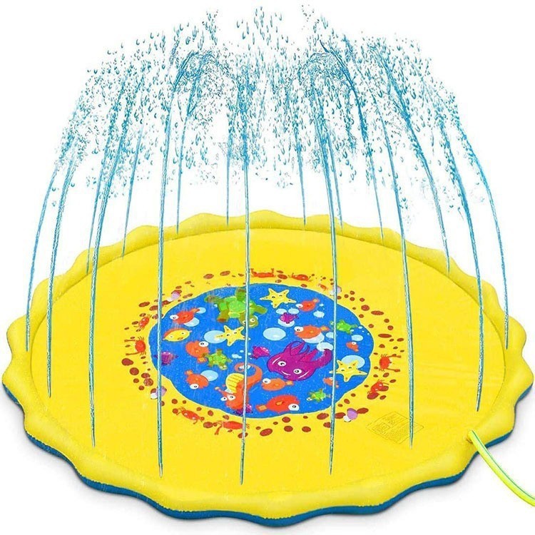 Dog Water Spray Pad Outdoor Splash Toy for Pets Summer Cooling Mat