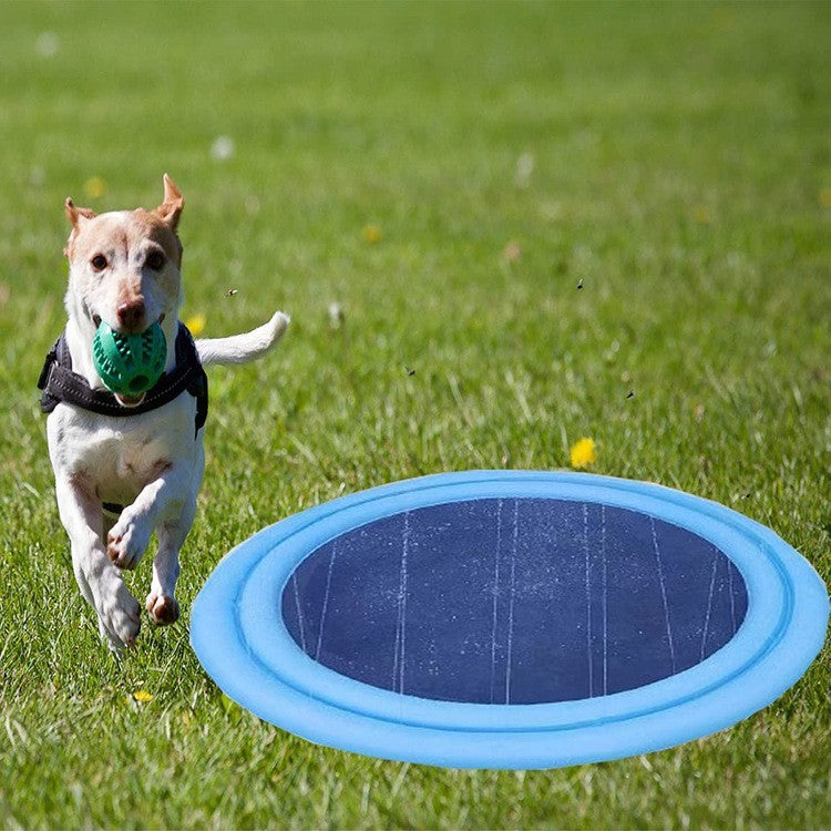 Dog Water Spray Pad Outdoor Splash Toy for Pets Summer Cooling Mat
