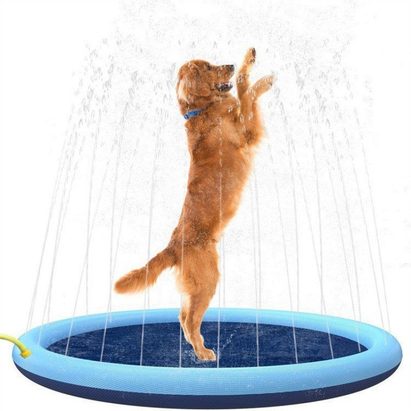 Dog Water Spray Pad Outdoor Splash Toy for Pets Summer Cooling Mat