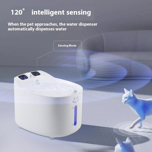 Intelligent Sensor Pet Water Dispenser with Filters for Cats and Dogs