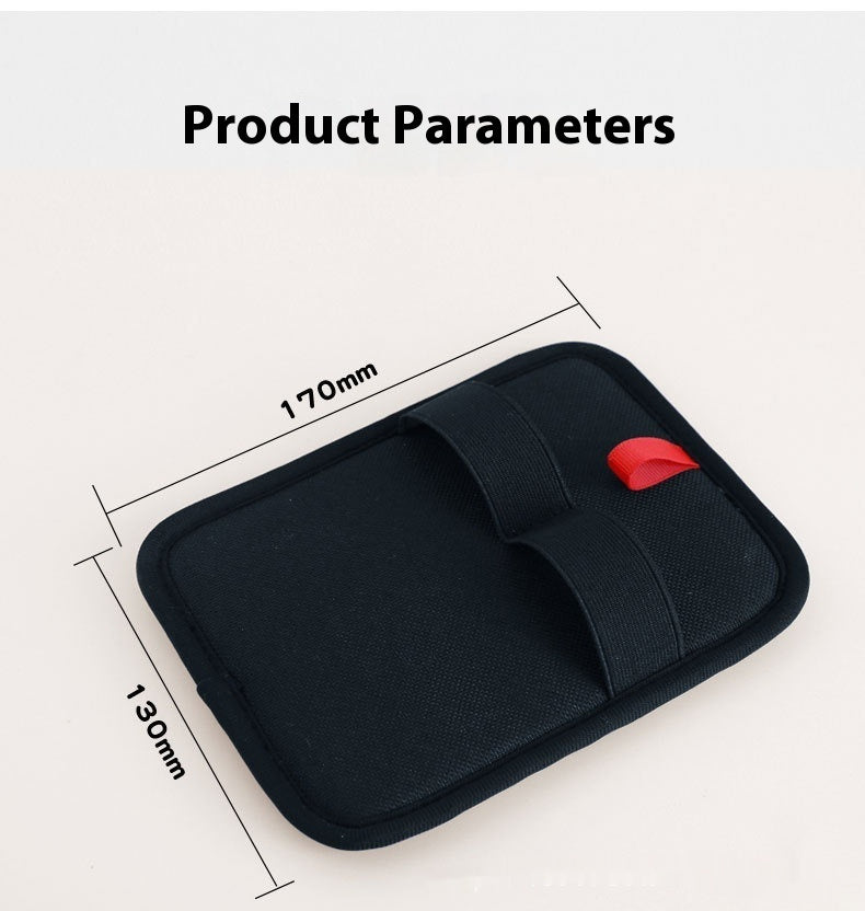 Pet Hair Removal Glove Brush Black Sticky Roller for Grooming and Cleaning