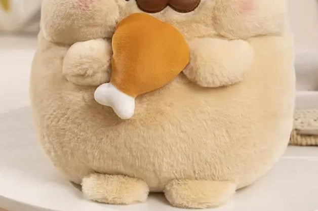 Plush Rabbit Fur Toy with PP Cotton Filling and Net Pocket Packing Method