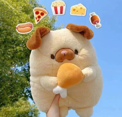 Plush Rabbit Fur Toy with PP Cotton Filling and Net Pocket Packing Method